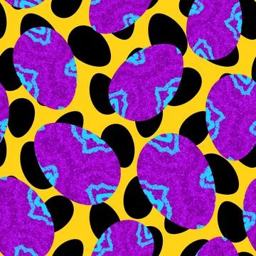 Easter seamless pattern with eggs for wallpaper and fabrics and textiles Illustrazione stock