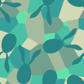 Easter seamless pattern with eggs for wallpaper and fabrics and textiles Illustrazione stock