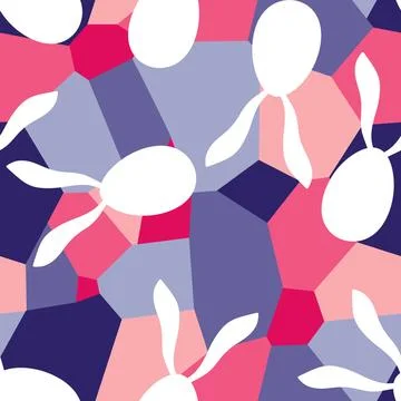 Easter seamless pattern with eggs for wallpaper and fabrics and textiles Illustrazione stock