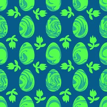 Easter seamless pattern with eggs for wallpaper and fabrics and textiles Illustrazione stock