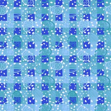 Easter seamless pattern with eggs for wallpaper and fabrics and textiles Stock Illustration