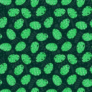 Easter seamless pattern with eggs for wallpaper and fabrics and textiles Stock Illustration