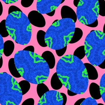 Easter seamless pattern with eggs for wallpaper and fabrics and textiles Stockillustratie