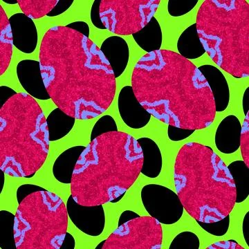 Easter seamless pattern with eggs for wallpaper and fabrics and textiles Stockillustratie