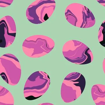 Easter seamless pattern with eggs for wallpaper and fabrics and textiles Stockillustratie