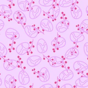 Easter seamless pattern with eggs for wallpaper and fabrics and textiles 스톡 일러스트
