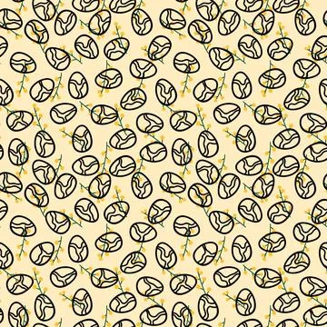 Easter seamless pattern with eggs for wallpaper and fabrics and textiles 스톡 일러스트