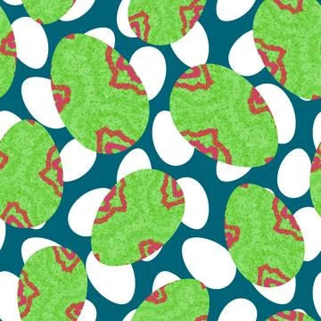 Easter seamless pattern with eggs for wallpaper and fabrics and textiles 스톡 일러스트