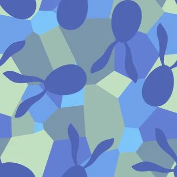 Easter seamless pattern with eggs for wallpaper and fabrics and textiles Stock Illustration