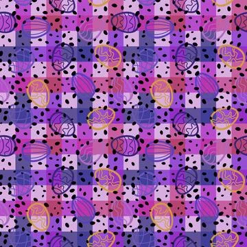 Easter seamless pattern with eggs for wallpaper and fabrics and textiles イラスト素材