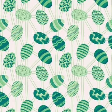 Easter seamless pattern with eggs for wallpaper and fabrics and textiles イラスト素材