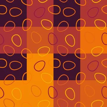 Easter seamless pattern with eggs for wallpaper and fabrics and textiles Stock Illustration