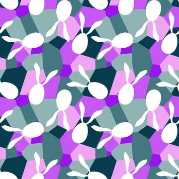 Easter seamless pattern with eggs for wallpaper and fabrics and textiles Stock Illustration