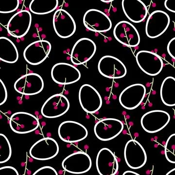 Easter seamless pattern with eggs for wallpaper and fabrics and textiles Stock Illustration