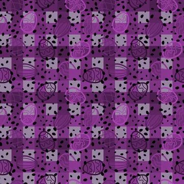 Easter seamless pattern with eggs for wallpaper and fabrics and textiles 스톡 일러스트