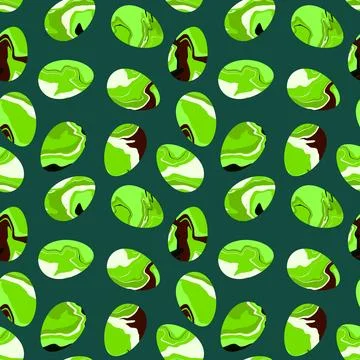 Easter seamless pattern with eggs for wallpaper and fabrics and textiles Stock Illustration