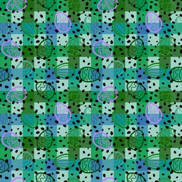 Easter seamless pattern with eggs for wallpaper and fabrics and textiles イラスト素材