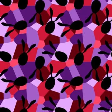 Easter seamless pattern with eggs for wallpaper and fabrics and textiles Stock Illustration