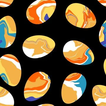 Easter seamless pattern with eggs for wallpaper and fabrics and textiles Illustrazione stock