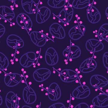 Easter seamless pattern with eggs for wallpaper and fabrics and textiles Stock Illustration