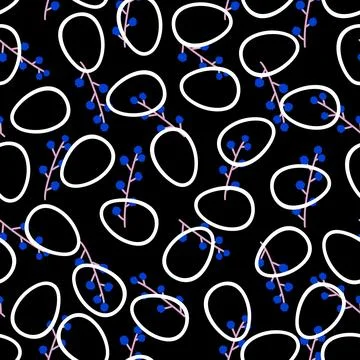 Easter seamless pattern with eggs for wallpaper and fabrics and textiles Illustrazione stock