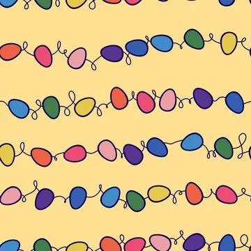 Easter seamless pattern with eggs for wallpaper and fabrics and textiles Stock Illustration