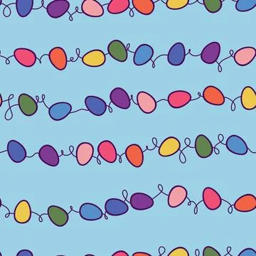 Easter seamless pattern with eggs for wallpaper and fabrics and textiles イラスト素材