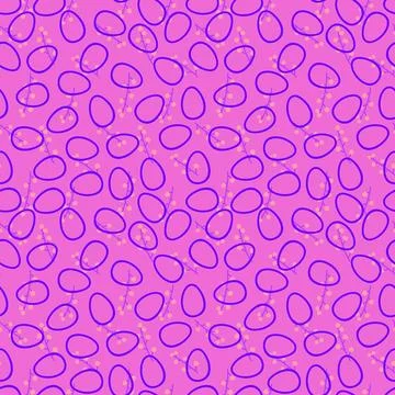 Easter seamless pattern with eggs for wallpaper and fabrics and textiles Illustrazione stock