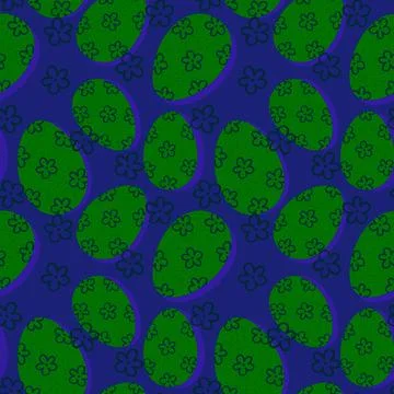 Easter seamless pattern with eggs for wallpaper and fabrics and textiles 스톡 일러스트