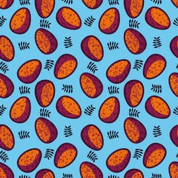 Easter seamless pattern with eggs for wallpaper and fabrics and textiles Stock Illustration