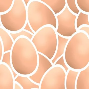Easter seamless pattern with eggs for wallpaper and fabrics and textiles Stock Illustration