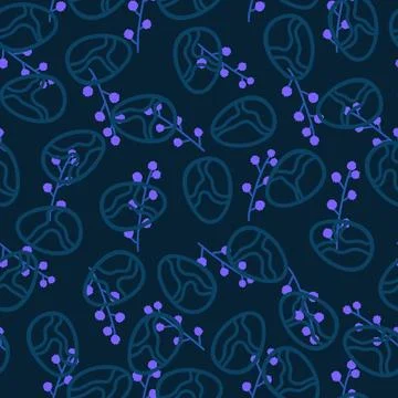 Easter seamless pattern with eggs for wallpaper and fabrics and textiles イラスト素材