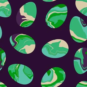 Easter seamless pattern with eggs for wallpaper and fabrics and textiles Illustrazione stock