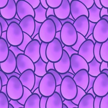 Easter seamless pattern with eggs for wallpaper and fabrics and textiles Stockillustratie