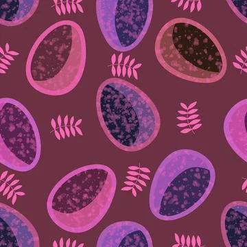Easter seamless pattern with eggs for wallpaper and fabrics and textiles Stock Illustration
