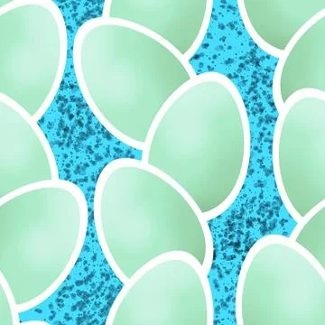 Easter seamless pattern with eggs for wallpaper and fabrics and textiles Stock Illustration