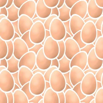Easter seamless pattern with eggs for wallpaper and fabrics and textiles Stockillustratie