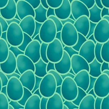 Easter seamless pattern with eggs for wallpaper and fabrics and textiles Stock Illustration