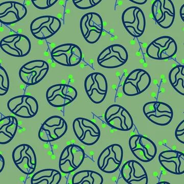 Easter seamless pattern with eggs for wallpaper and fabrics and textiles Illustrazione stock