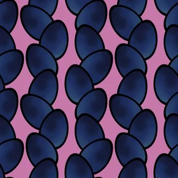 Easter seamless pattern with eggs for wallpaper and fabrics and textiles Stock Illustration