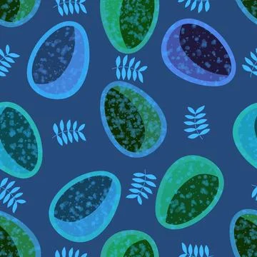Easter seamless pattern with eggs for wallpaper and fabrics and textiles Stock Illustration
