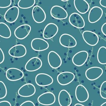 Easter seamless pattern with eggs for wallpaper and fabrics and textiles Illustrazione stock