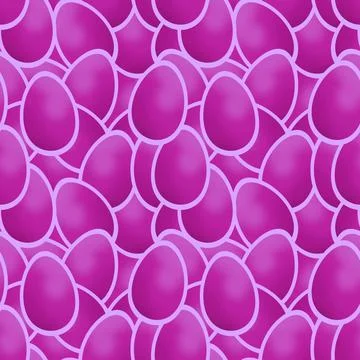 Easter seamless pattern with eggs for wallpaper and fabrics and textiles Illustrazione stock