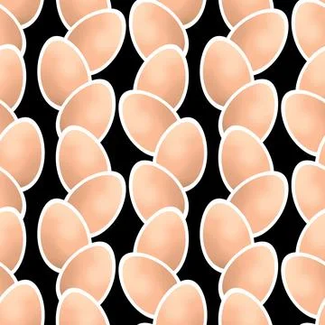 Easter seamless pattern with eggs for wallpaper and fabrics and textiles イラスト素材