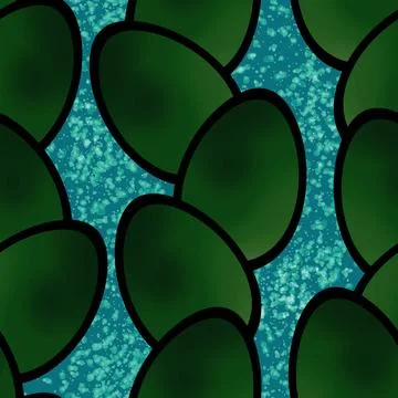 Easter seamless pattern with eggs for wallpaper and fabrics and textiles イラスト素材