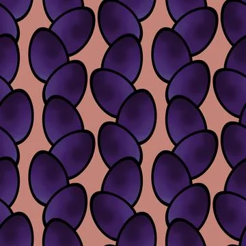 Easter seamless pattern with eggs for wallpaper and fabrics and textiles Illustrazione stock