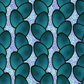 Easter seamless pattern with eggs for wallpaper and fabrics and textiles Stock Illustration