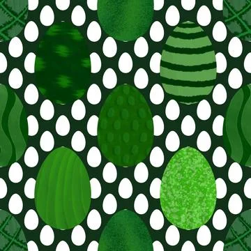 Easter seamless pattern with eggs for wallpaper and fabrics and textiles 스톡 일러스트