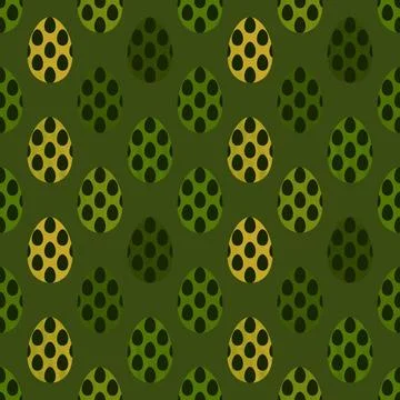 Easter seamless pattern with eggs for wallpaper and fabrics and textiles Stock Illustration