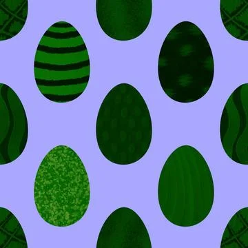 Easter seamless pattern with eggs for wallpaper and fabrics and textiles Illustrazione stock